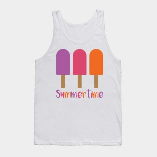 Bright Tasty Summertime Ice Cream Lollies Tank Top